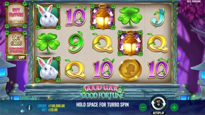 Tips Kemenangan Besar di Slot Good Luck and Good Fortune